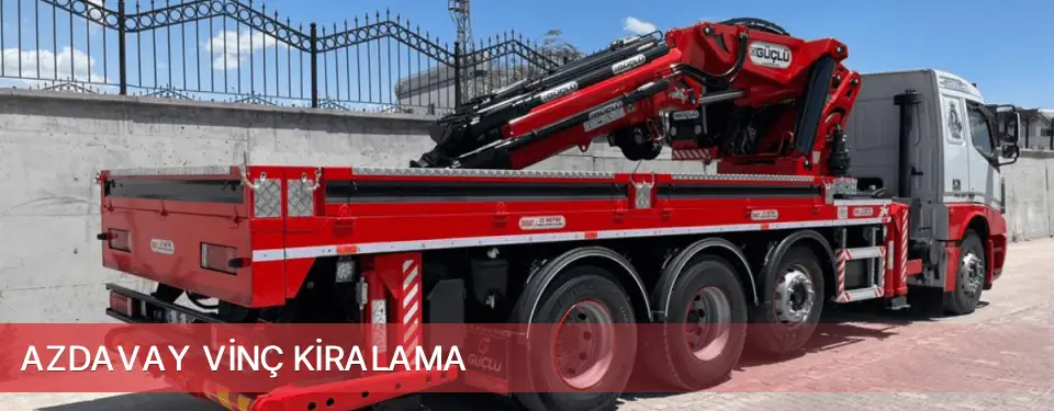 Azdavay İlçemi Vinç Kiralama